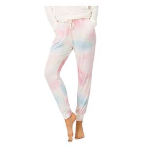 Stripe & Stare Stardust Lounge Pajama Pants 5060907830068 Blue/Pink Large NWT